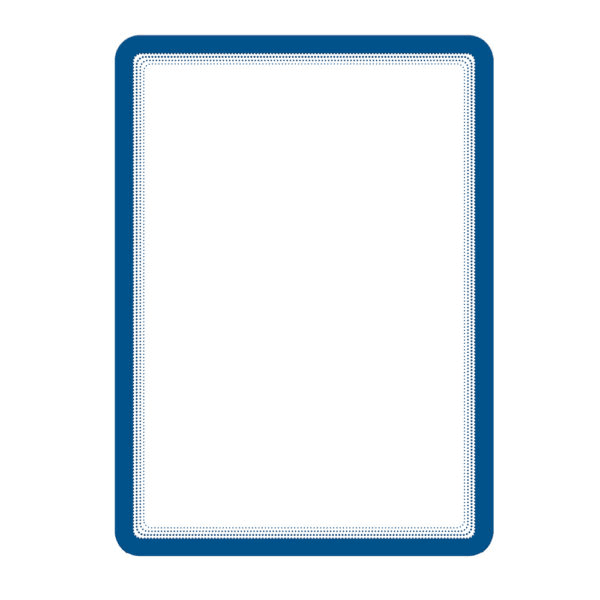 Magneto Self-adhesive Frame Display Pocket, Repositionable, A4, Blue, 2 pcs MOQ
