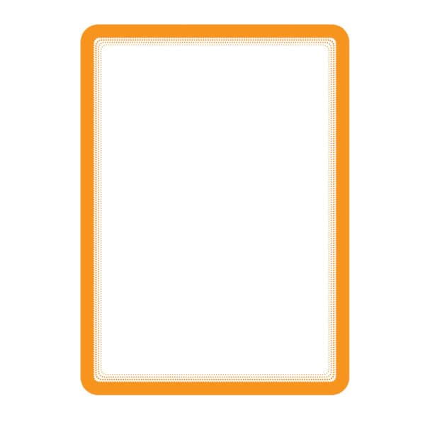 Magneto Magnetic Frame Display Pocket, A4, Orange, 2 pcs MOQ : 1