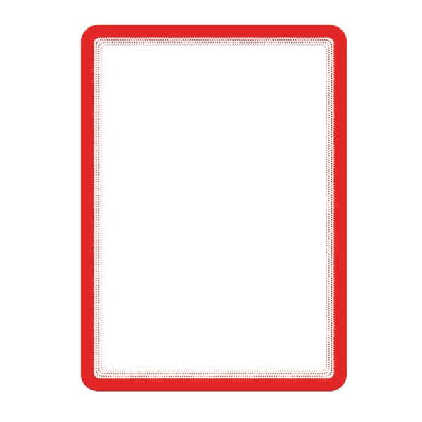 Magneto Magnetic Frame Display Pocket, A4, Red, 2 pcs MOQ : 1