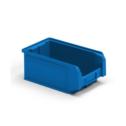 POLYPROPYLENE CONTAINERS RIBBED BASE - DIM. MM W 200 D 350 H 145 - COLOR: BL