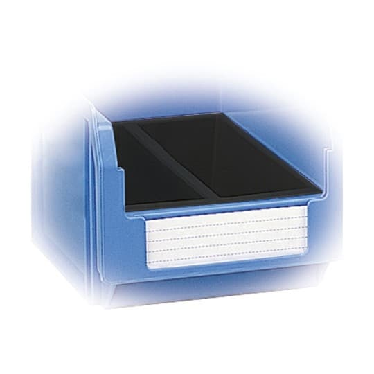 DIVIDER BOX IN REPLAST WITH 2 COMPARTMENTS FOR CONTAINERS SIZE 2 - DIM. MM W 1