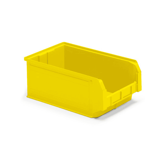 POLYPROPYLENE CONTAINERS RIBBED BASE - DIM. MM W 300 D 500 H 200 - COLOR: YE