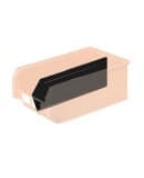 CONTAINER DIVIDER MADE FROM POLYPROPILENE - DIM. MM D 300 H 105 - COLOR: BLAC