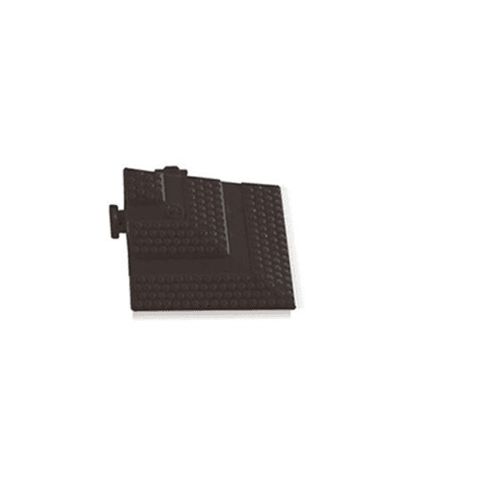 CORNER PIECE CONDUCTIVE - DIM. MM W 120 D 120 H 25 - COLOR: BLACK // ***SUP