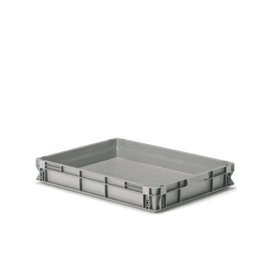 POLYPROPYLENE BOXES ATHENA 8612C - DIM. MM W 800 D 600 H 120 - COLOR: GREY /