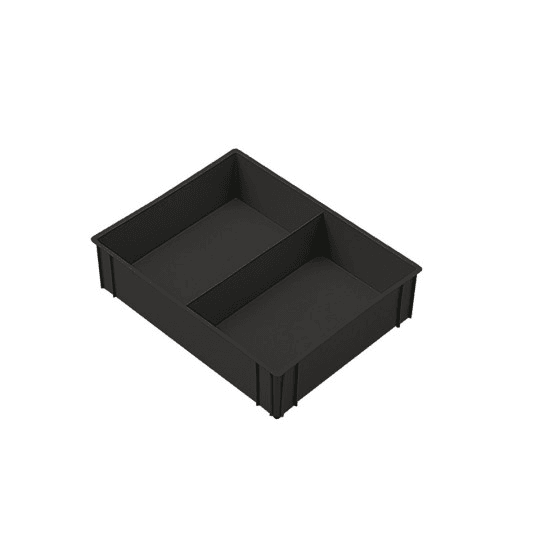 REPLAST PLASTIC BOX FOR BOXES SERIES ATHENA WITH 2 COMPARTMENTS - DIM. MM W 35
