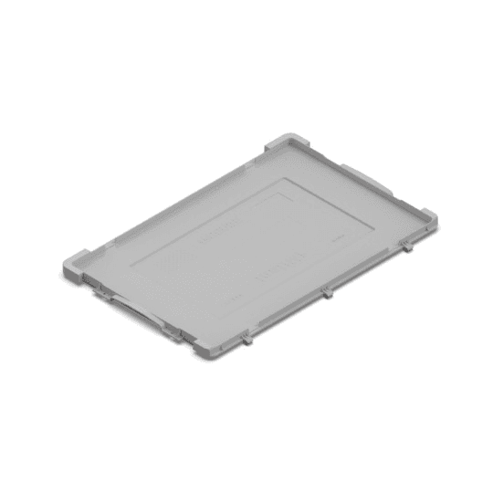 PP HINGED LID FOR BOX SERIES NEXIT - DIM. MM W 600 D 400 - COLOR: GREY 01 //