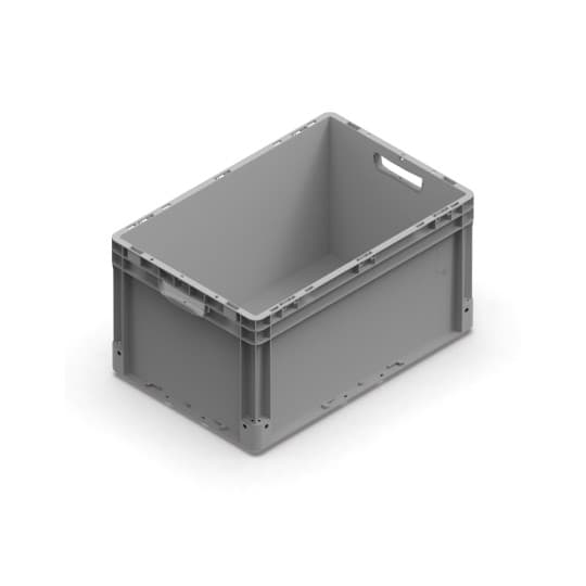PP BOX NEXIT – SOLID BASE – OPEN/CLOSED HANDGRIPS – DIM. 600X400X320H MM – COLO
