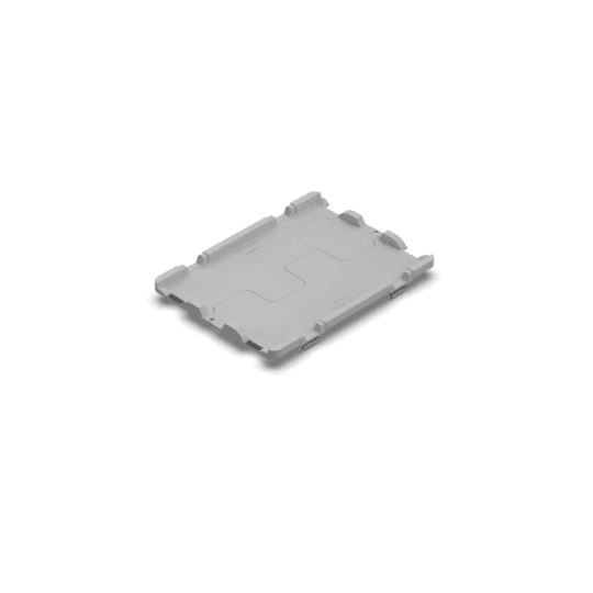PP TWO-PARTS LID WITH HINGES - DIM. MM W 400 D 300 - COLOR: GREY 01 // ***SU