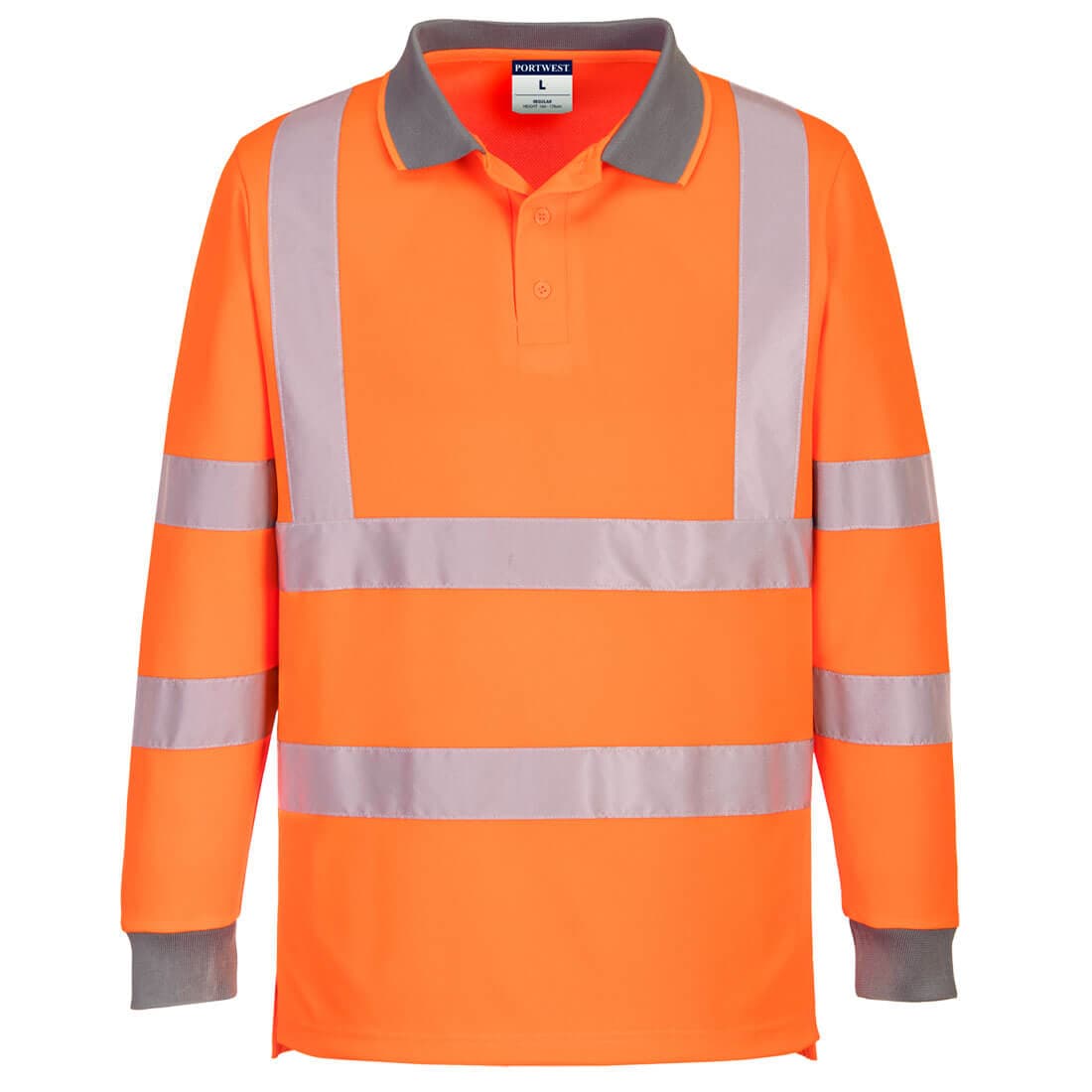 Eco Hi-Vis Polo Shirt L/S (6 pack)