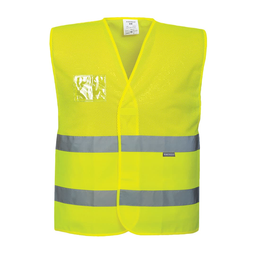 Hi-Vis Half Mesh Vest