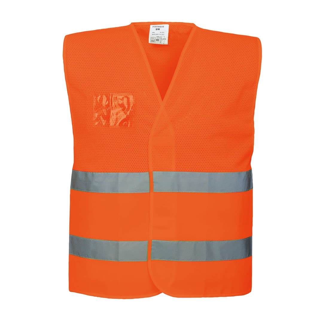 Hi-Vis Half Mesh Vest