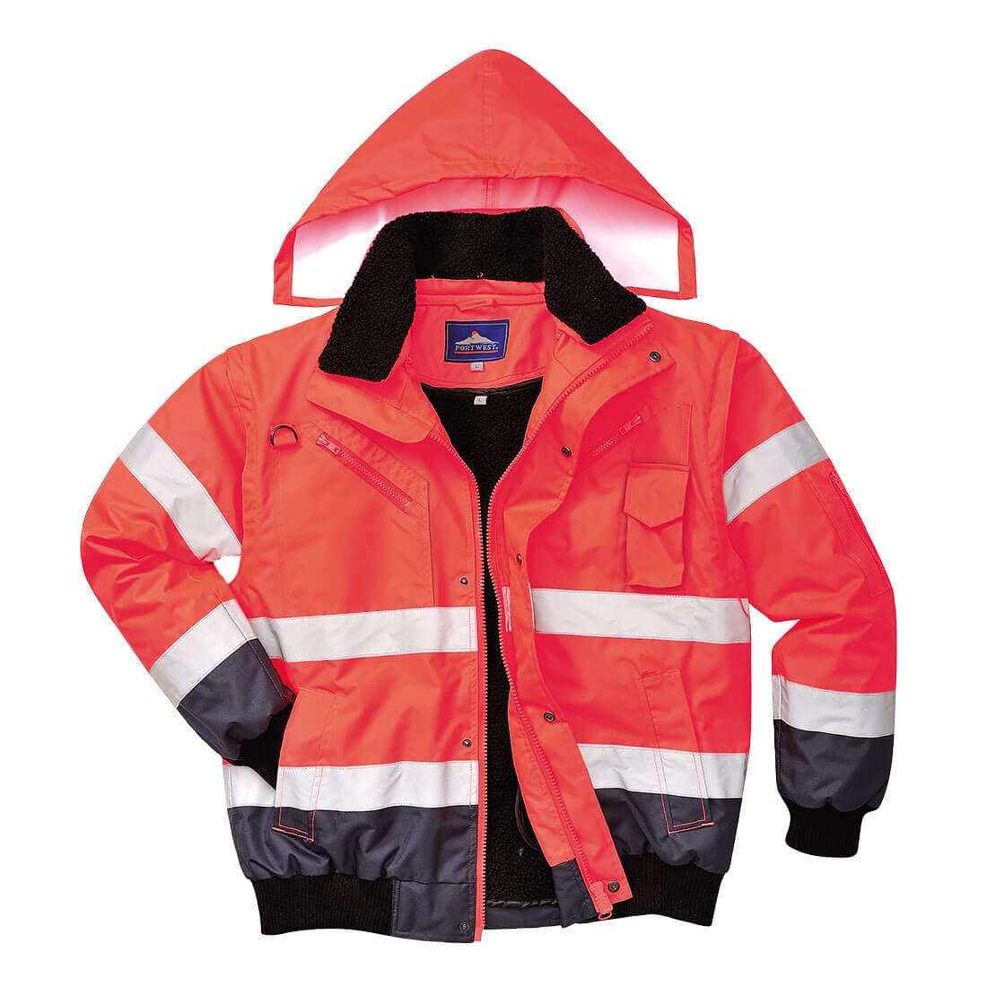 Hi-Vis Contrast Bomber Jacket