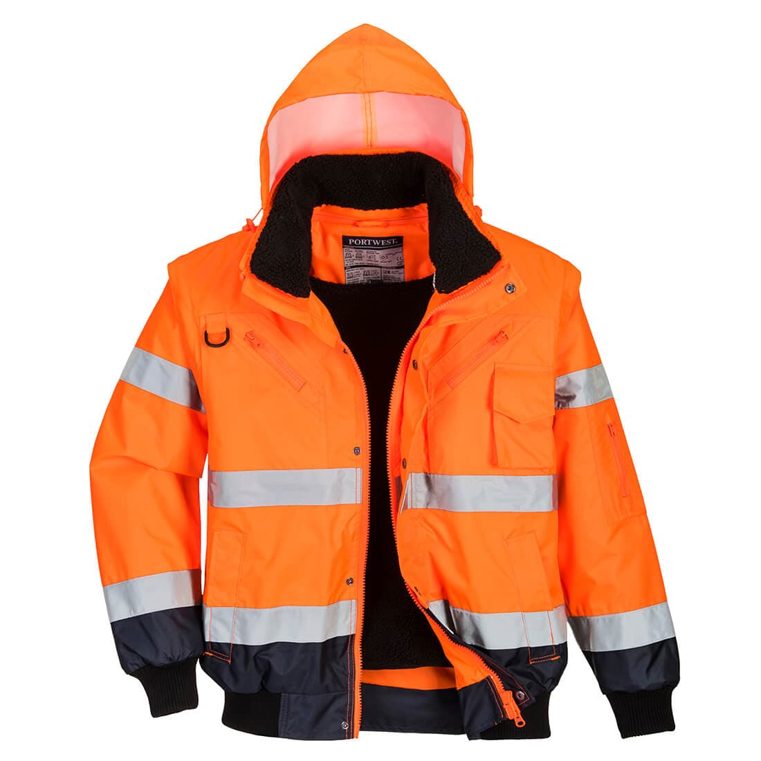 Hi-Vis Contrast Bomber Jacket