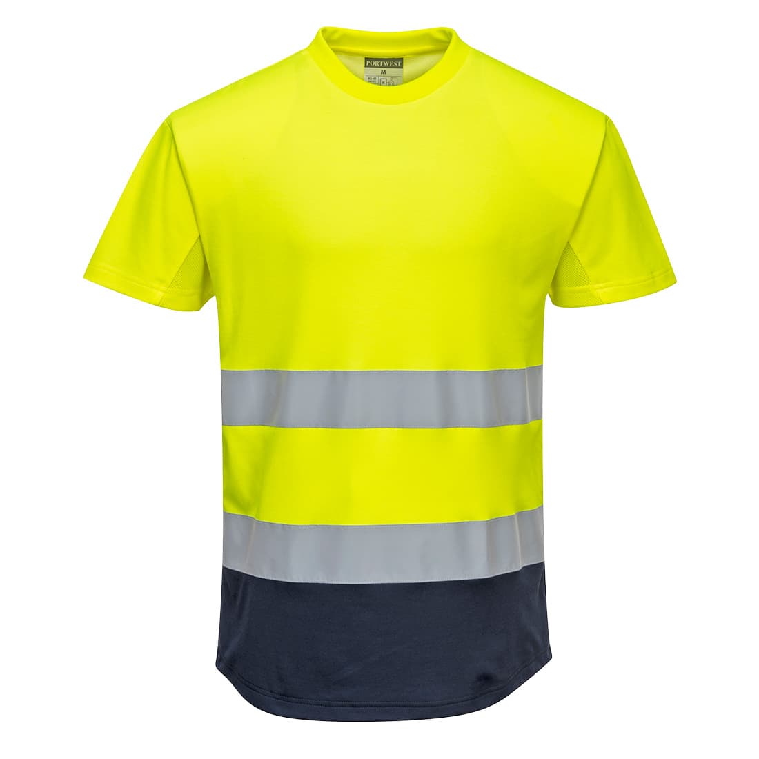 Two-Tone Mesh T-Shirt