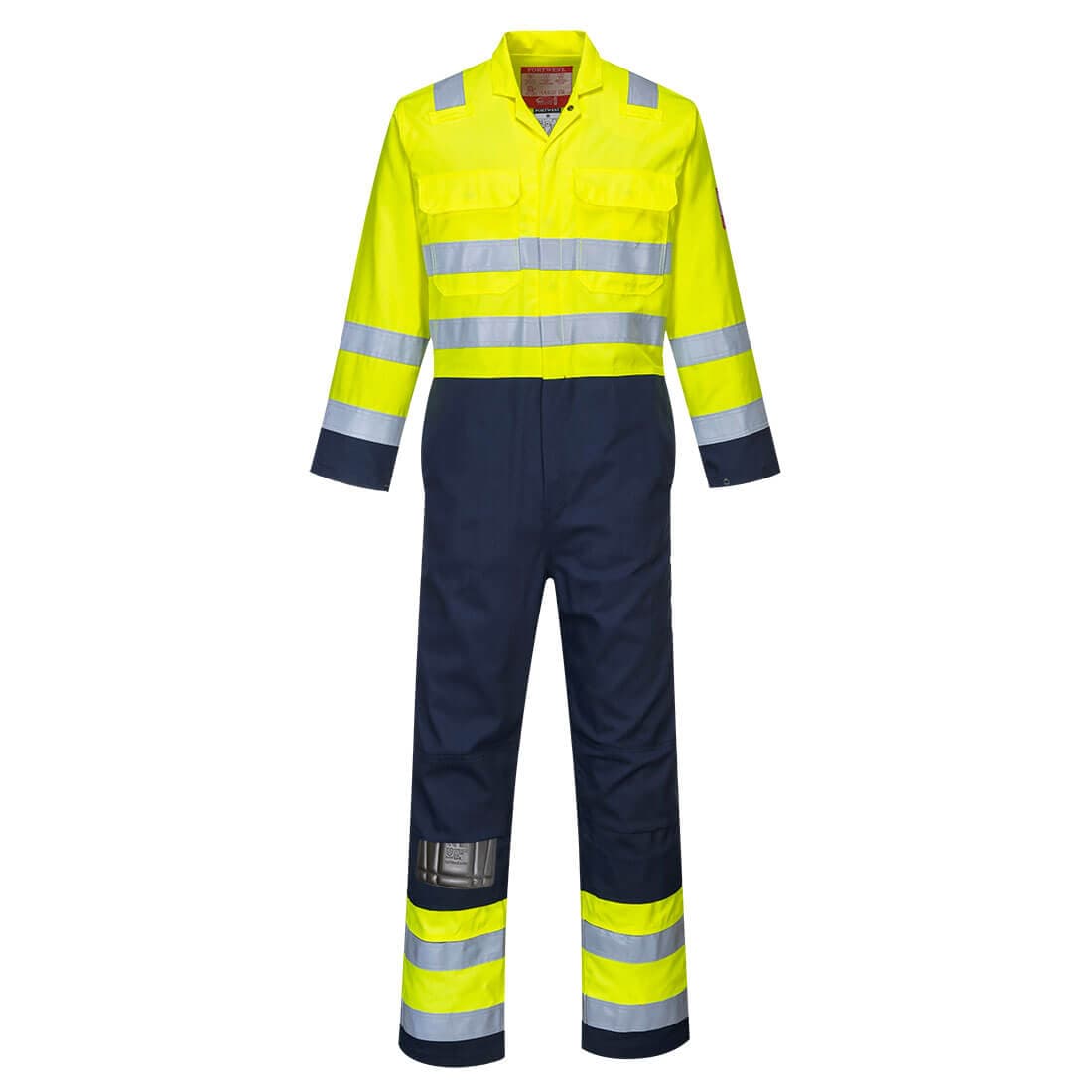 Hi-Vis Anti-Static Bizflame Pro Coverall