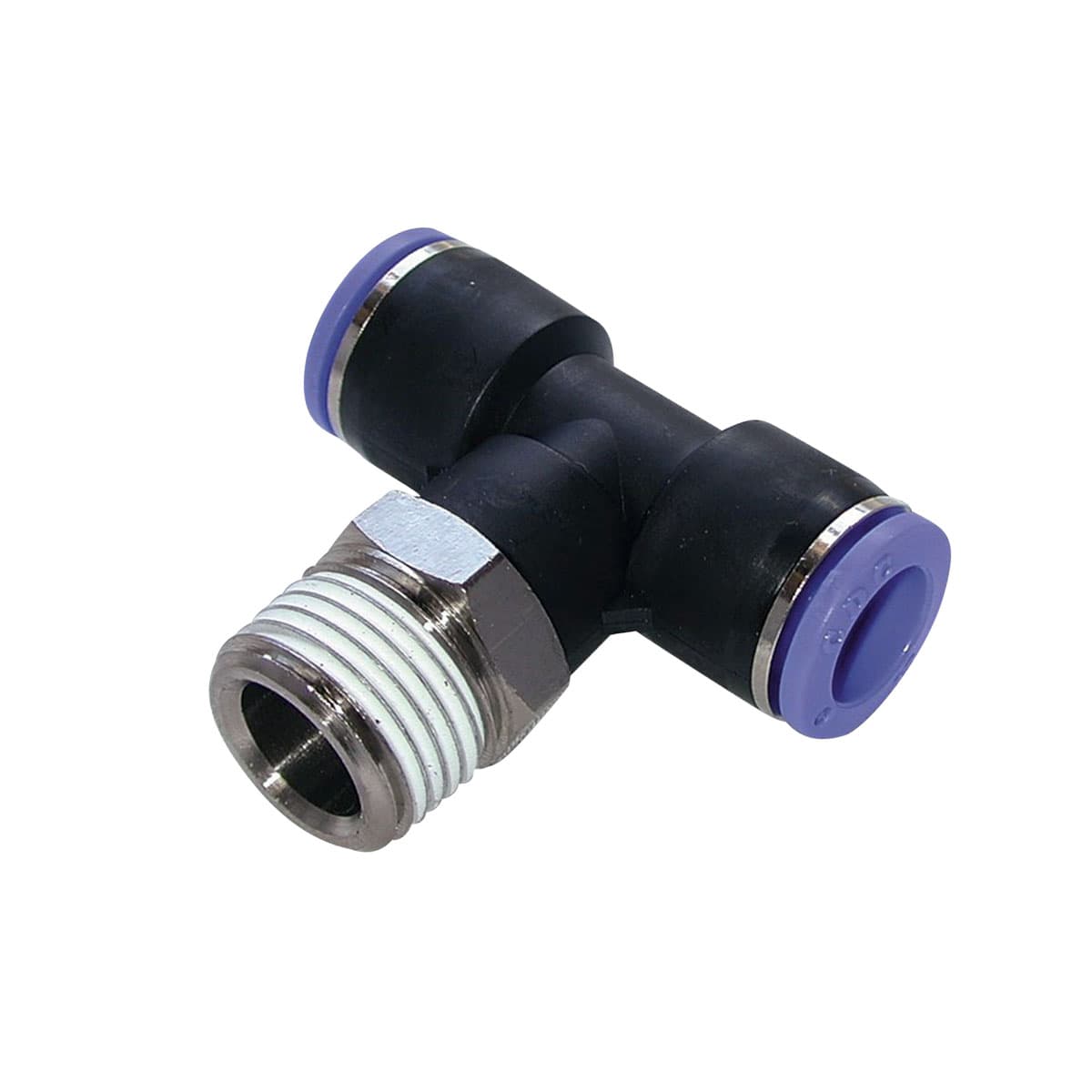 Push In fitting T Connector, dim8, G1,4