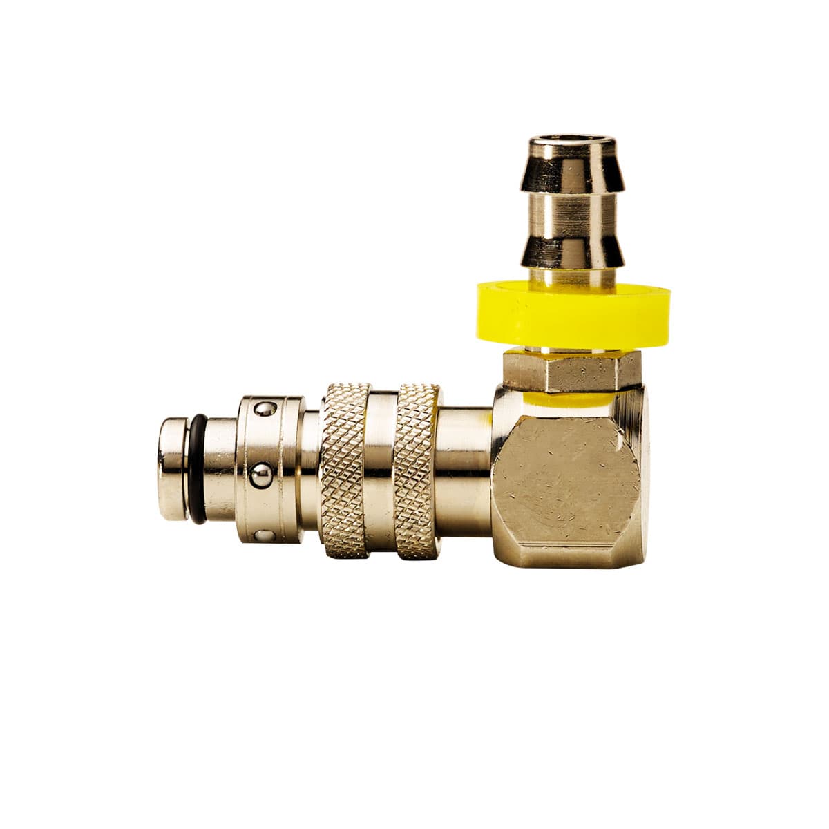 Coupling, 90° Push-Lock Hose dim 13 -16