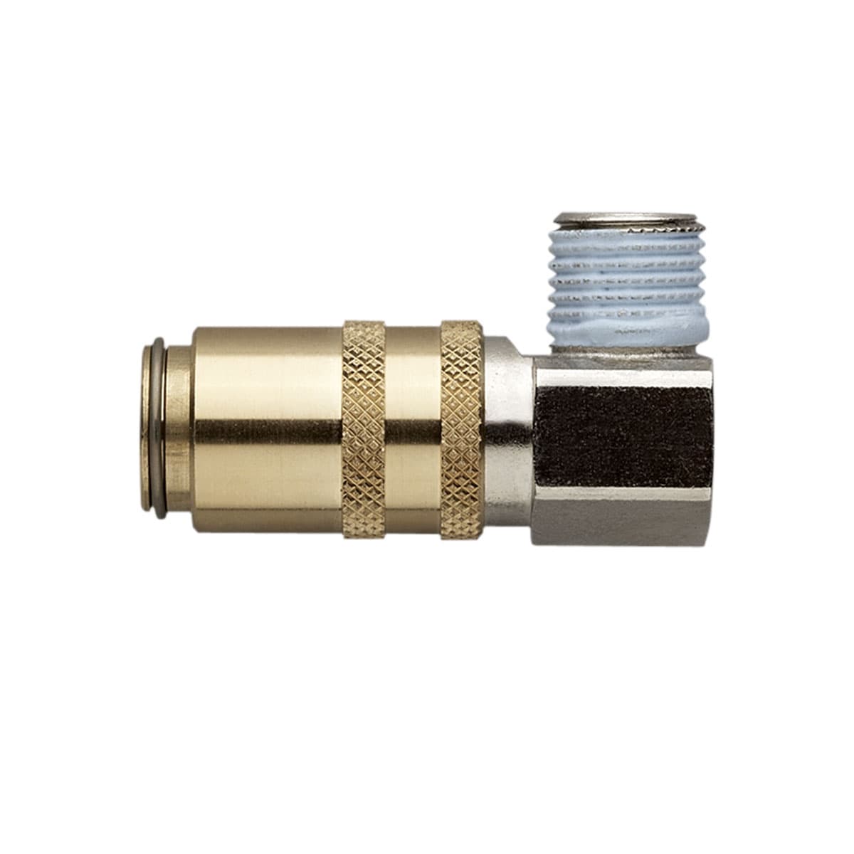Coupling, 90° Male 1/4 Valved
