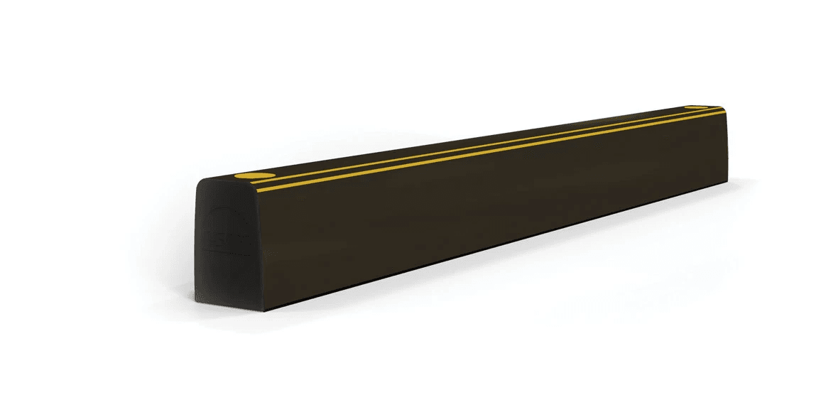 eFlex ForkGuard Kerb (v2) -185x130x1265mm, BLK-YEL