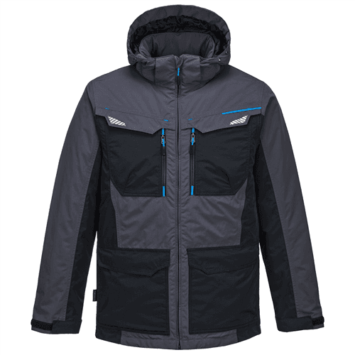 Parka WX3 Couleurs disponibles :Gris Métal / Bleu Persan Tailles S,M,L,XL,XXL,