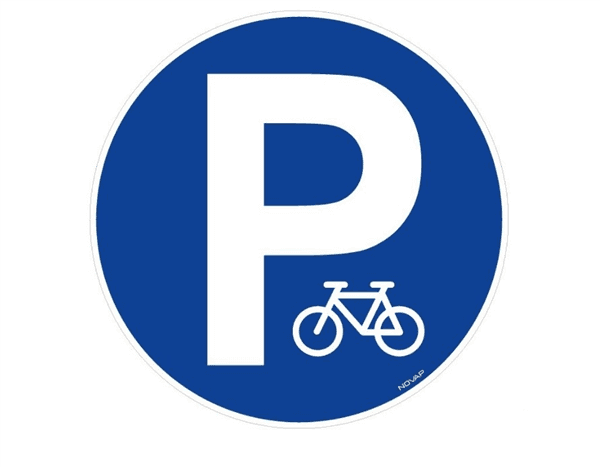 Panneau Parking vélos - Rigide Ø300mm