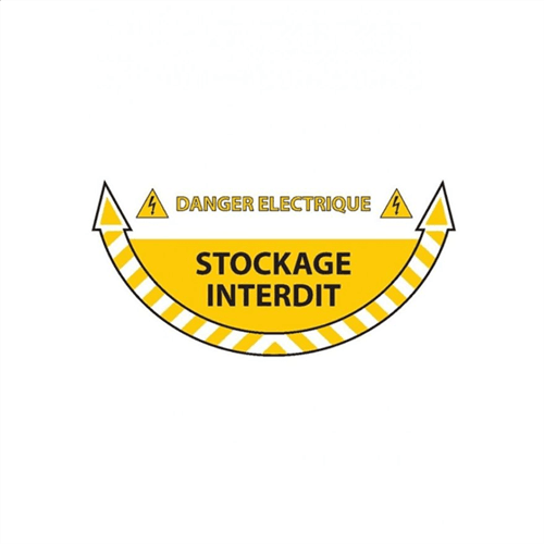 DuraStripe Sign 61x30,5 cm armoires électriques et onduleurs