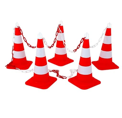 KIT 5 CONES BALISAGE EXPRESS 50 /vente par multiple de : 1
