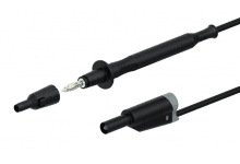 Cordon reprise arrière ø 4mm PVC noir 1m réf. 2615-100-N