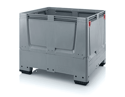 Foldable palletbox 120x100x100cm, 4 legs, capacity 900 liters
