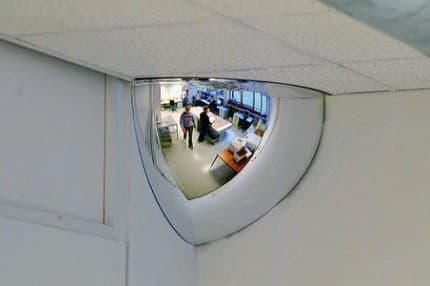 Miroirs panoramiques - angle de visibilité 90° - Ø 600 mm