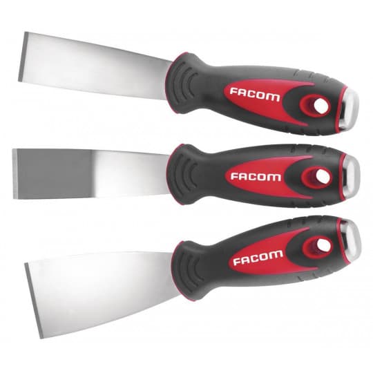 Jeu de 3 grattoirs en Inox