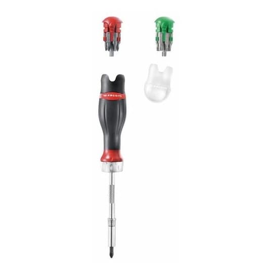 Tournevis PROTWIST à cliquet + 15 embouts de vissage (FE / PH / PZ / 6 pans / Ta