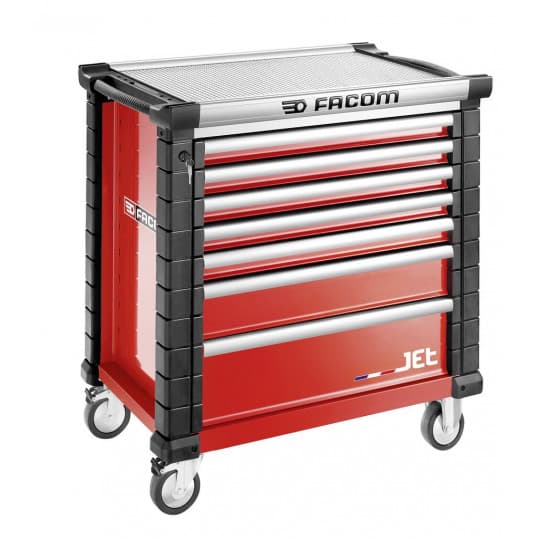 Servante JETM4 7 tiroirs rouge