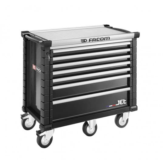 Servante JETM5 7 tiroirs noire