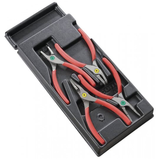 Module 4 pinces circlips droites & 90°