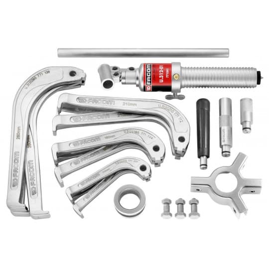 Composition extracteur 10t 4 jeux de griffes, en valise