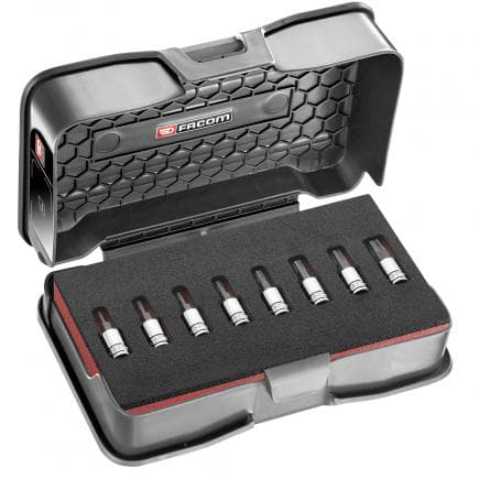 "Jeu embouts OGV grip 6 pans 1/4"""