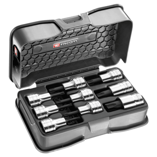 "Coffret douilles tournevis Torx 1/2"""