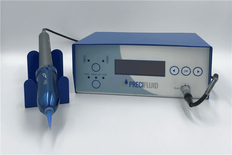 UNITE COMPLETE PRECIFLUID 5CC COMPRENANT : 1 CONTROLEUR, 1 PISTOLET AVEC DROP
