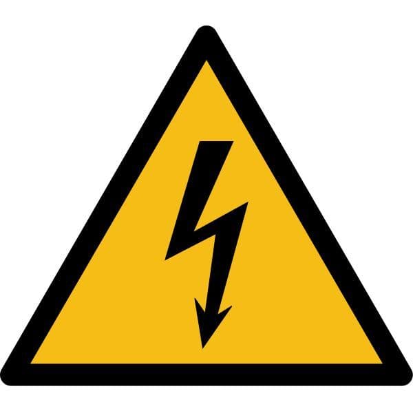 pictogrammes adhésif Electricité 40x45mm
