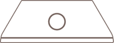LAME CERAMIQUE N° 65232C cond : 2 sur carte