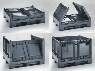Conteneur plastique pliable   Dim : 1200x100x975mm