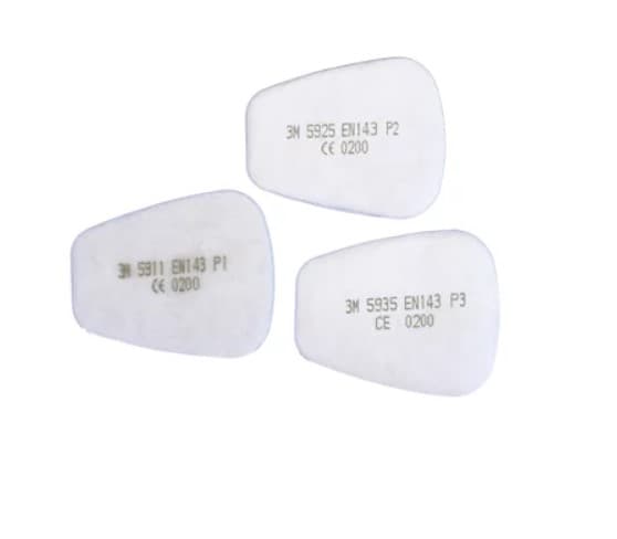 Filtres antipoussière pour masques série 6000 3M protection