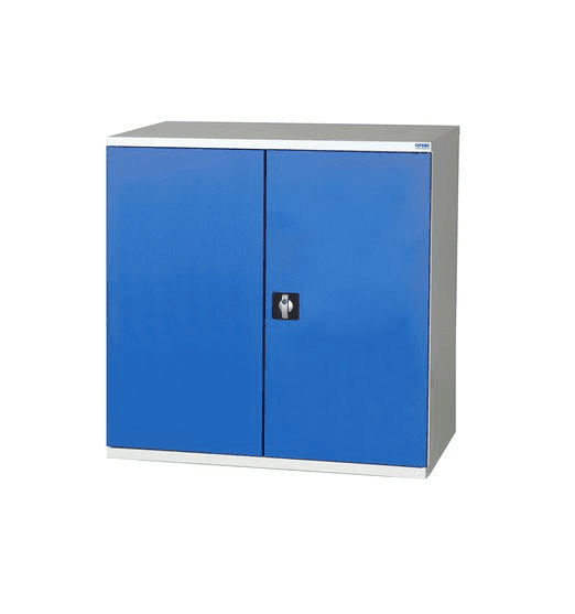 Armoire portes battantes PB L.1000 P.500 H.1000 2 étagères Couleurs : GRIS 70