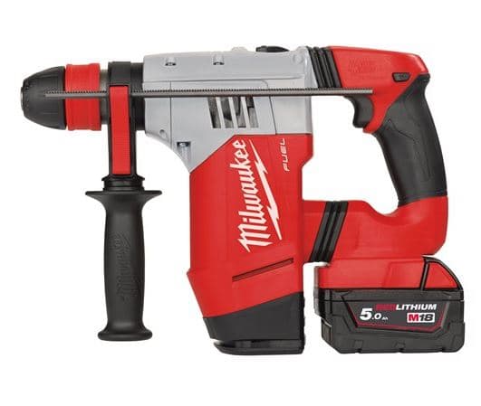 18V SDS-plus High Performance Hammer Drill 4 modes, 2 X 5.0Ah Li-Ion batteries,