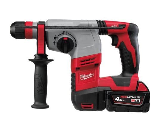 18V SDS-plus Combi Hammer 4 modes, 2 x 4.0 Ah Li-Ion battery, 1h charger,  FIXTE