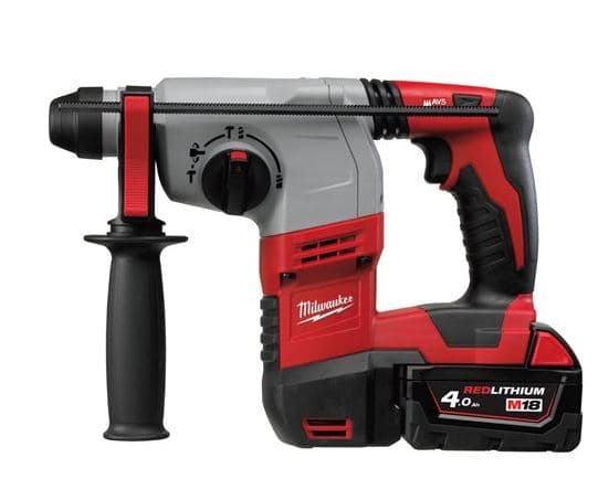 18V SDS-plus Combi Hammer 2 modes, 2 x 4.0 Ah Li-Ion battery, 1h charger