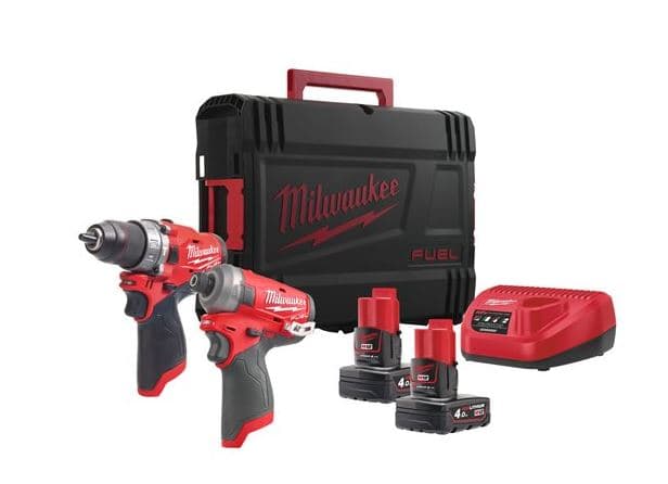 "M12 FUEL PowerPack -
M12FPD
M12FQID
2 x M12B4
1 x C12C
1 x HD Box"