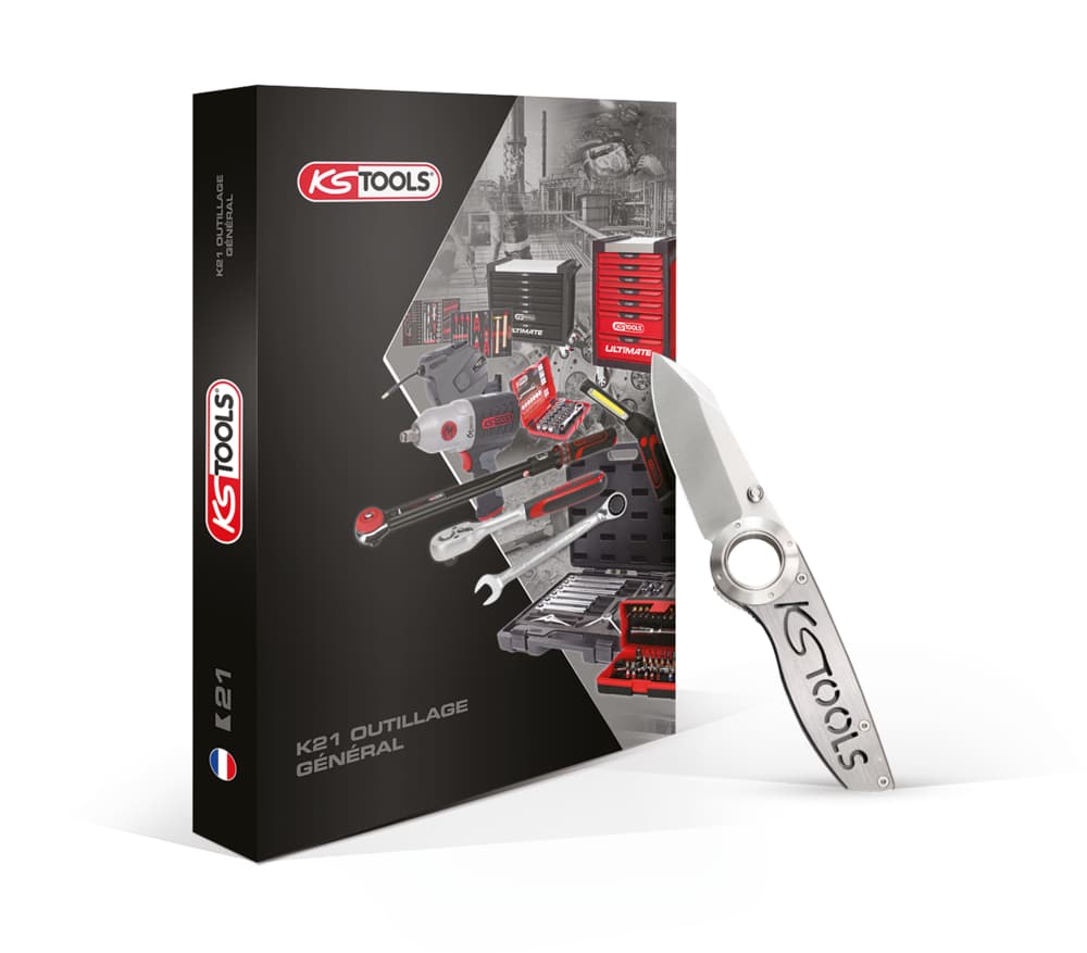 Couteau de poche KS Tools + catalogue K21